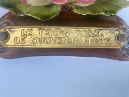 Fleur en céramique - Cimetière