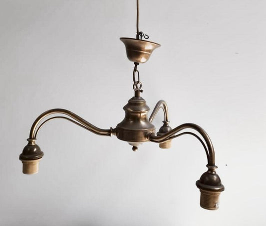 Lustre ancien doré
