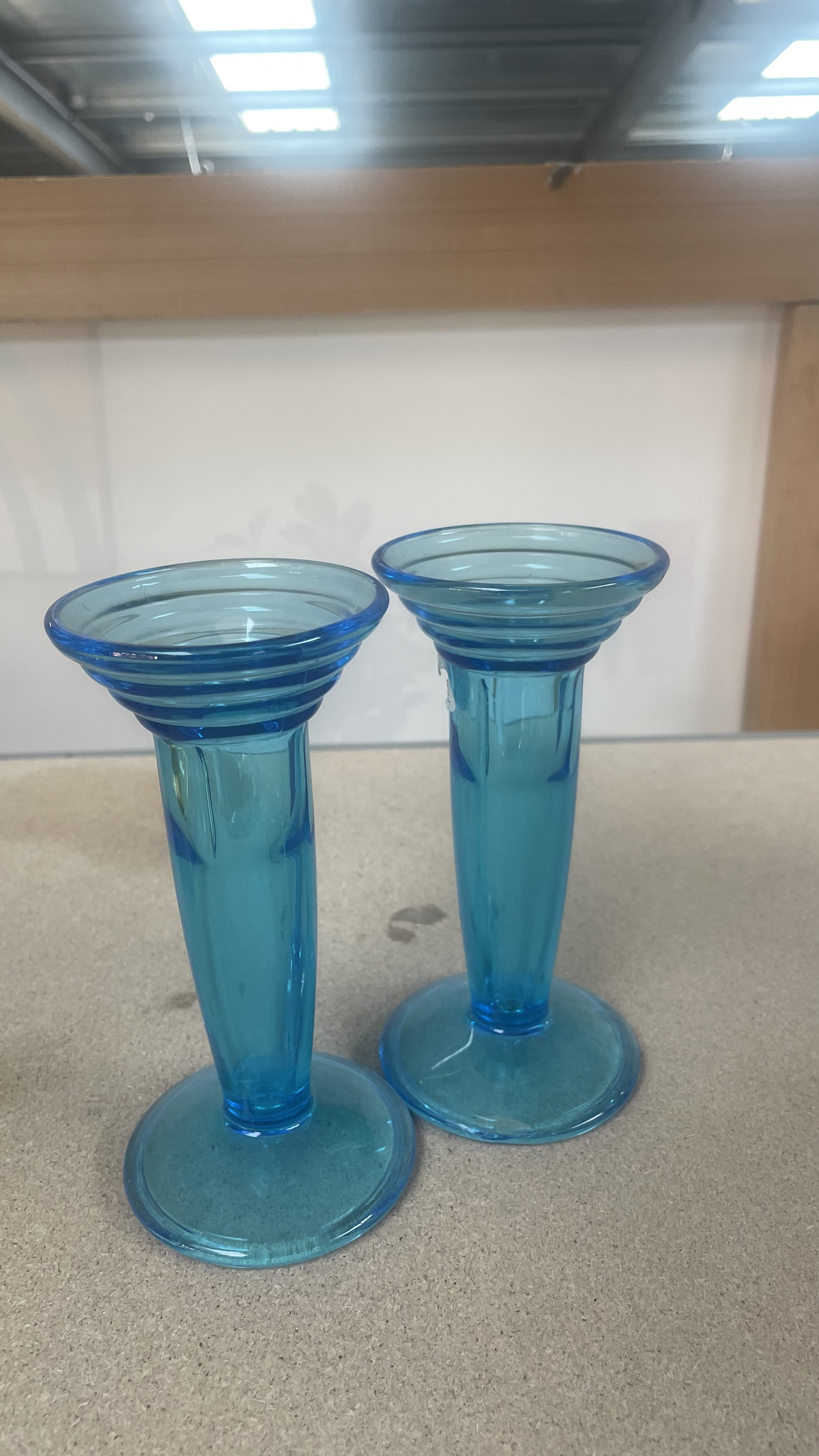 Vase bleu - verre