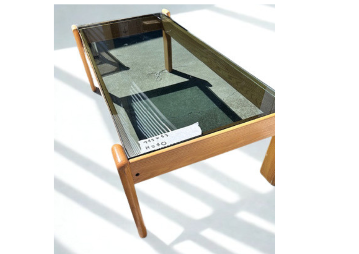 Table Basse - Vitre & Bois