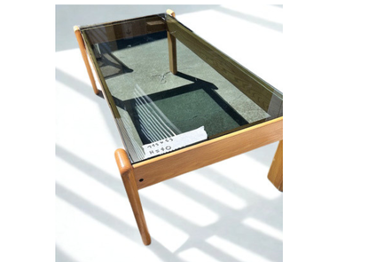 Table Basse - Vitre & Bois