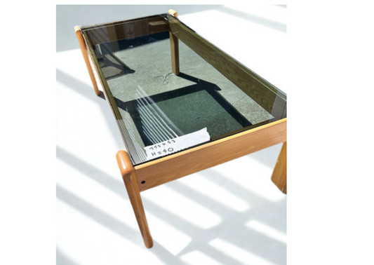 Table Basse - Vitre & Bois