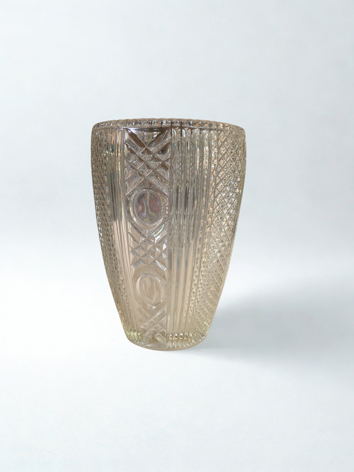 Vase-verre transparant.