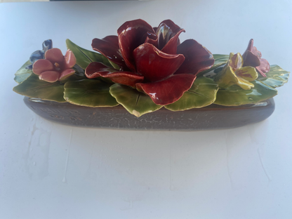 Fleur en céramique - Cimetière