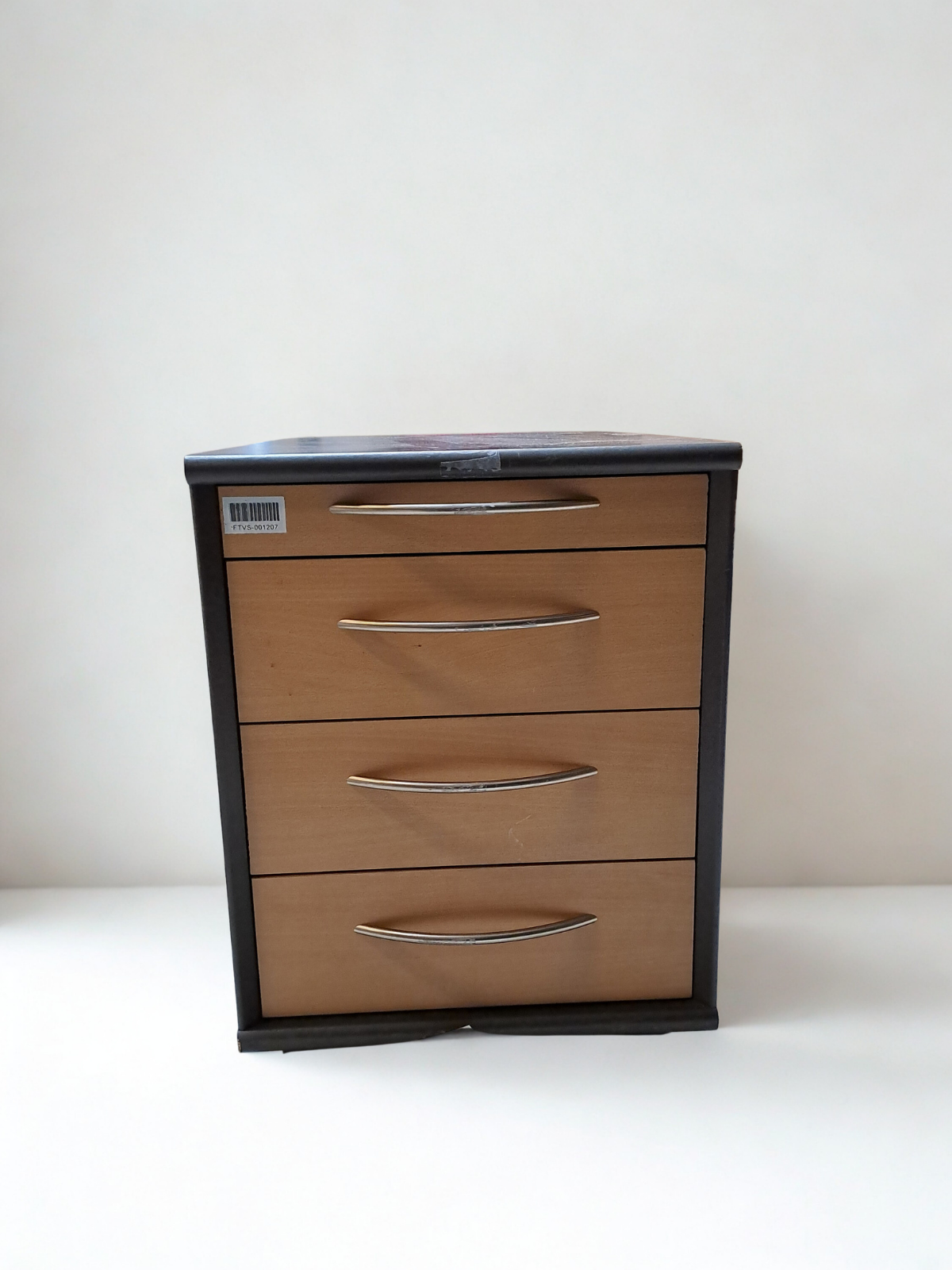 Caisson - bureau style industriel - avec roulettes
