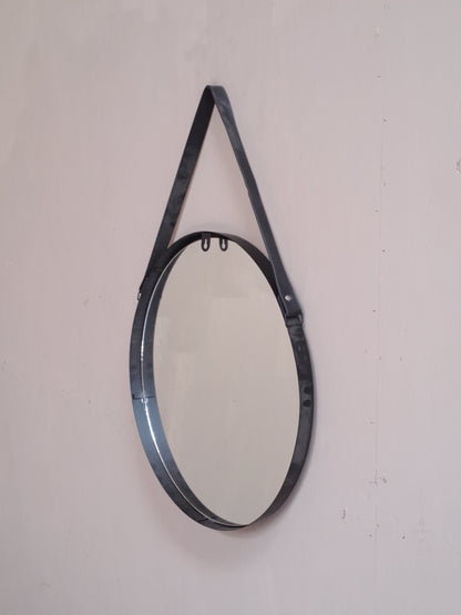 Miroir rond - sangle