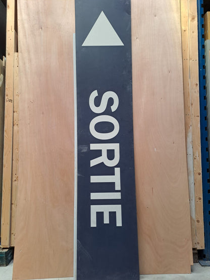 Panneau - Sortie