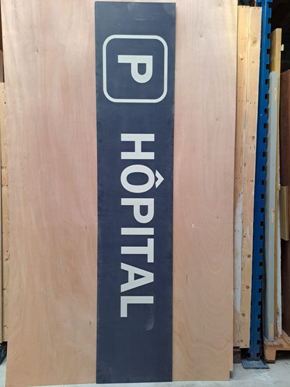 Panneau - Hôpital