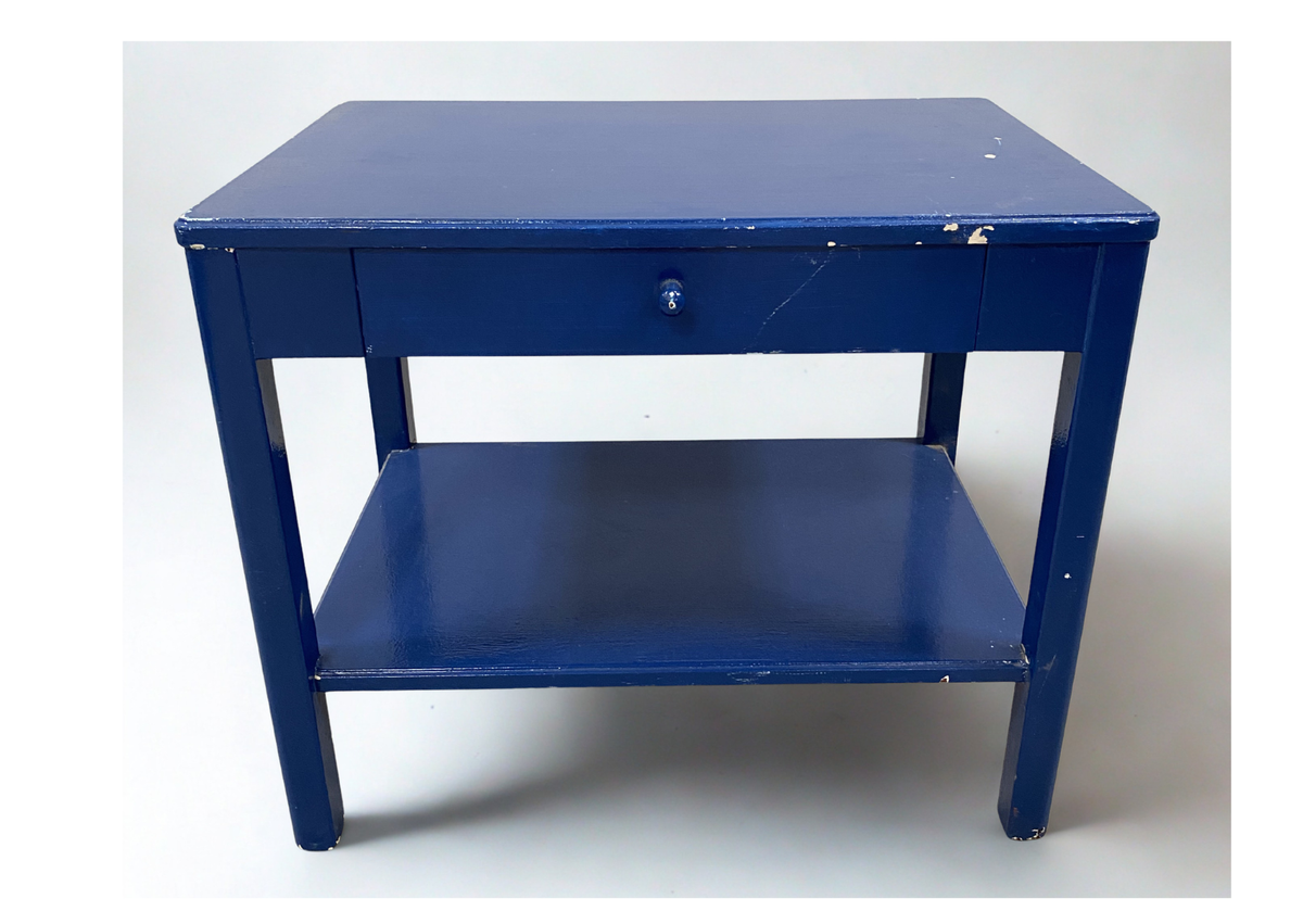 Table d'appoint - Bois - Bleu